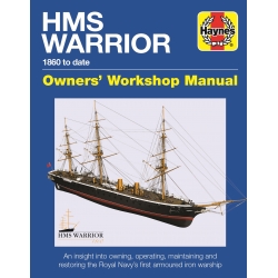 HMS WARRIOR brytyjski okręt pancerny- informator Haynes